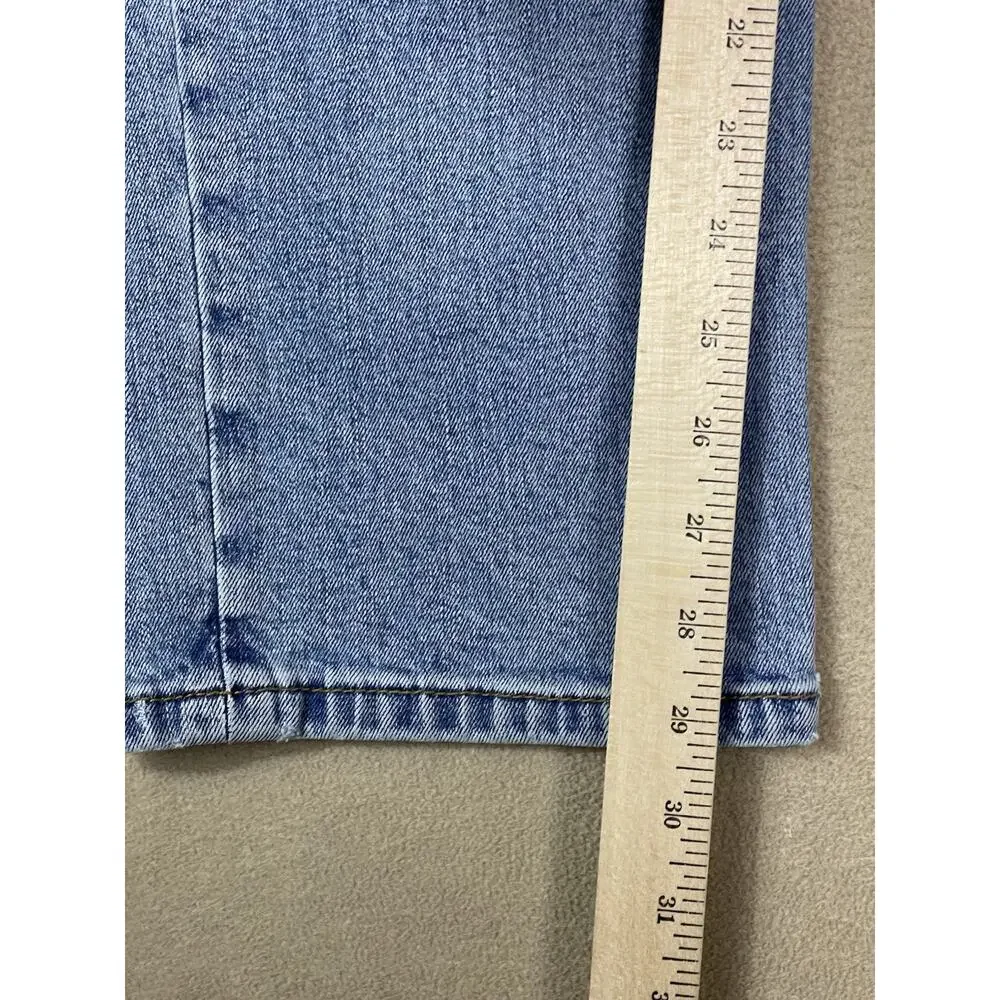 Levis 505 Jeans Mens 36x30 Blue Straight Leg Regular‎ Mid Rise Zip Fly Denim